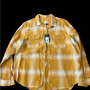 Universal Thread Mustard Plaid Shirt